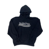 Balenciaga Hand Drawn Political Campagin Oversized Hoodie Black - Worn Once Size L
