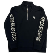 Chrome Hearts Slo Ride Embroidered Quarter Zip Black - Lightly Pre-Owned Size M