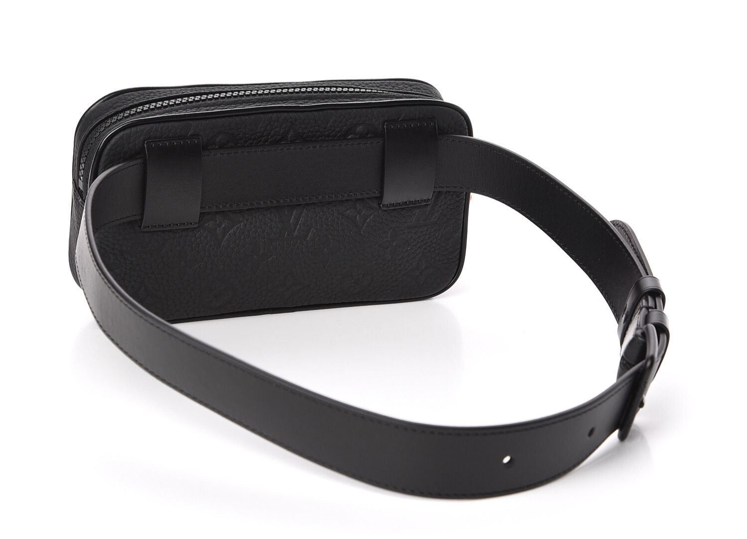 Louis Vuitton Employee Uniform Taurillon Monogram Leather Solar Ray Soft Pochette Volga Belt Bag