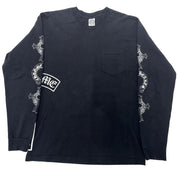 Chrome Hearts Cross Sleeve L/S Pocket T-Shirt Black - Pre-Owned Size L