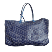 Goyard Saint Louis Tote MM Navy Blue (Preowned Vintage) - Pre-Owned