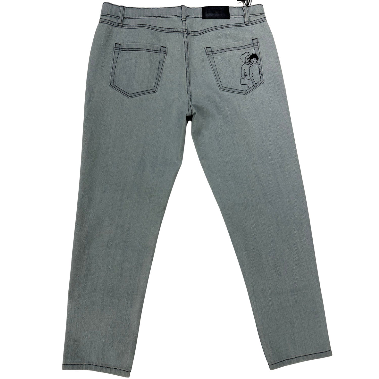 Enfants Riches Deprimes Portrait Logo Denim Jeans