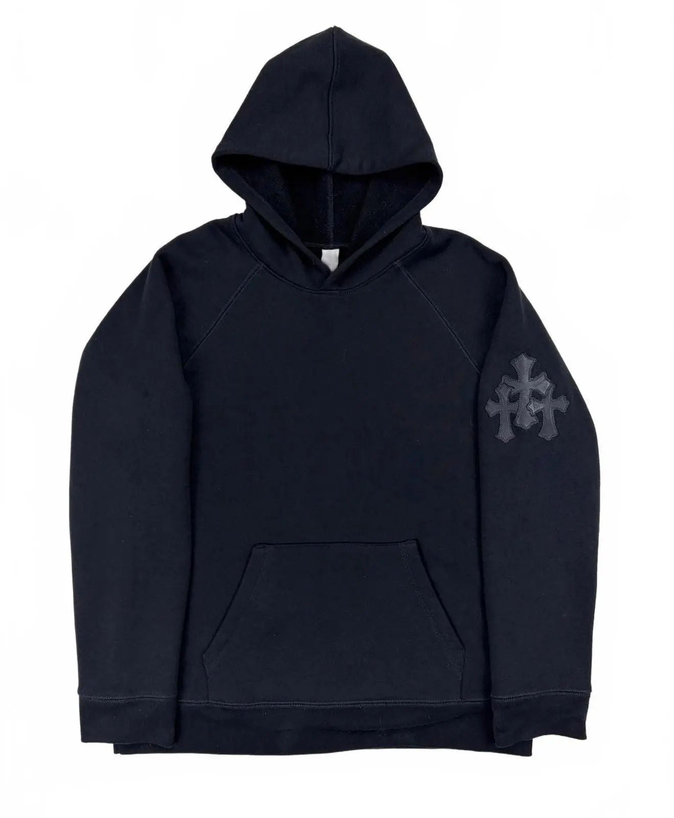 Chrome Hearts Paper Jam Triple Cross Pullover Hoodie Black