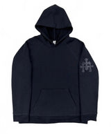 Chrome Hearts Paper Jam Triple Cross Pullover Hoodie Black