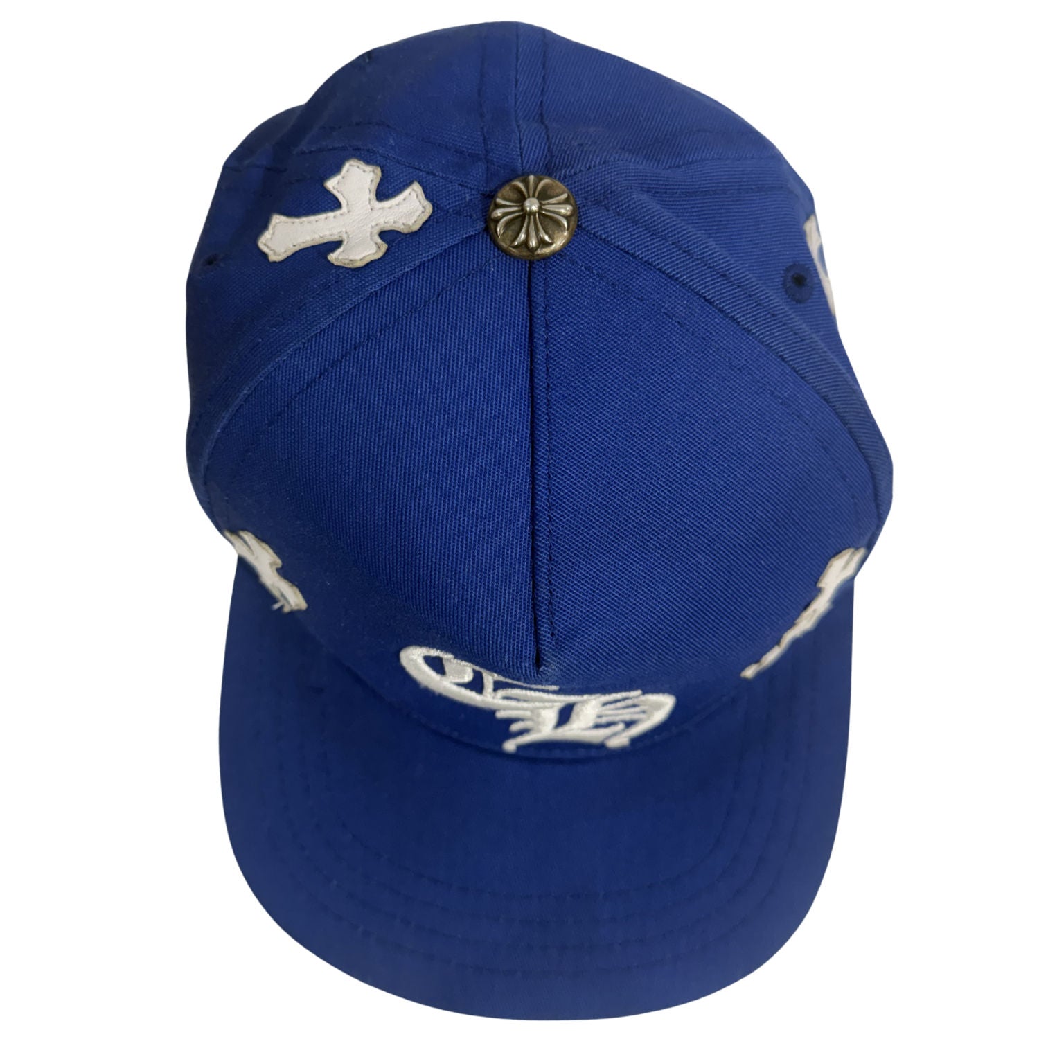Chrome Hearts CH Multi Patch Trucker Hat Blue/White - Pre-Owned