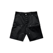 Chrome Hearts Canvas Double Knee Carpenter Shorts Black