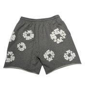 Denim Tears The Cotton Wreath Sweatshorts Grey - Lightly Used Size XL