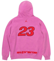 Supreme Jordan Hooded Sweatshirt (SS26) Pink