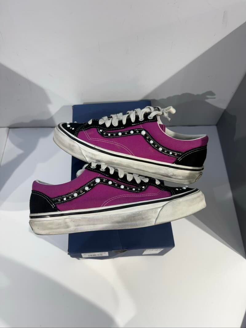 Vans OTW Old Skool 36 Pearlized Pack Pink Black - Lightly Pre-Owned Size 10