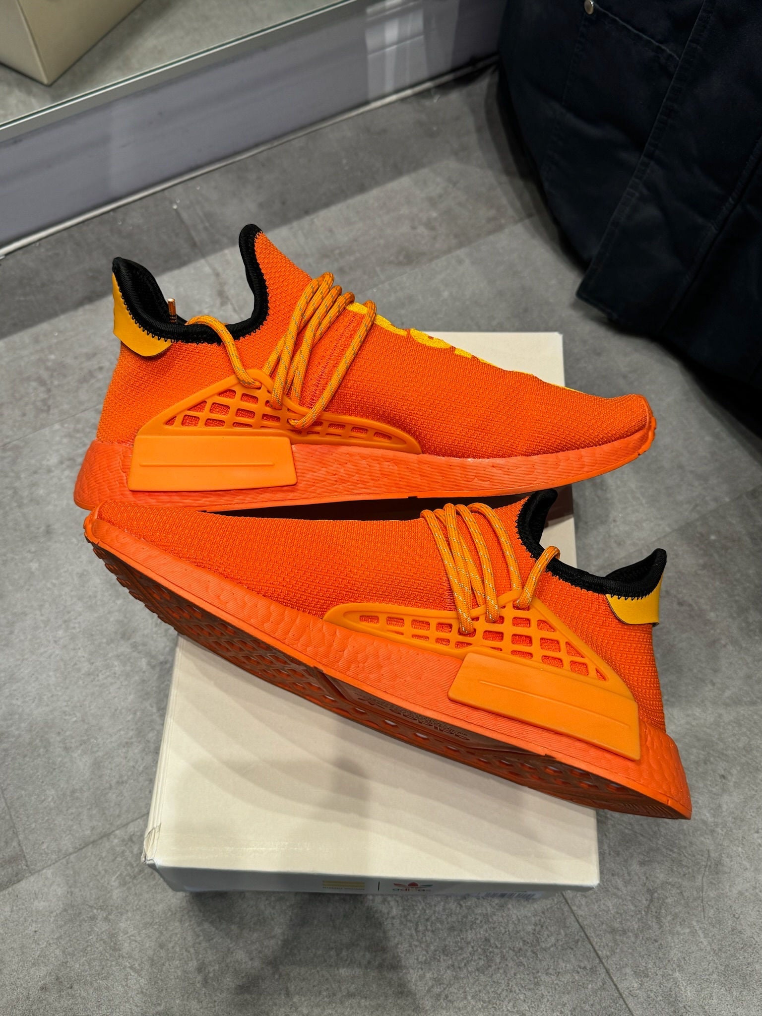 Adidas NMD Hu Pharrell Orange - Pre-Owned Size 10.5
