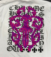 Chrome Hearts Eye Chart L/S T-Shirt White - Lightly Pre-Owned Size XL