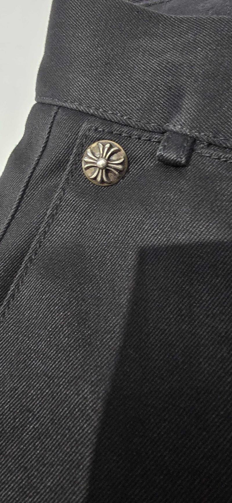 Chrome Hearts Black/Camo Cross Patch Chino Pants