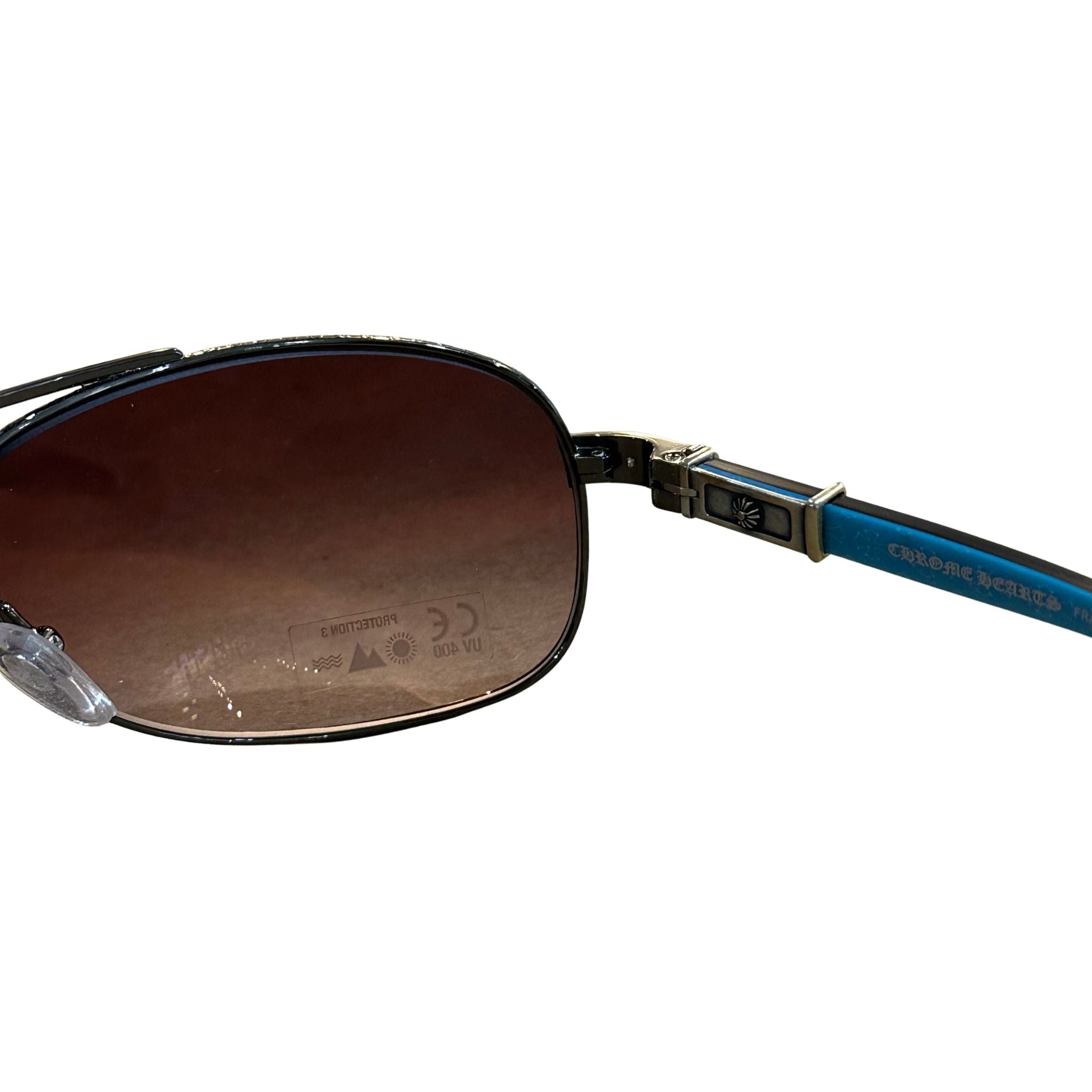 Chrome Hearts The Beast II Sunglasses Black/Blue