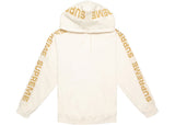 Supreme Metallic Rib Hooded Sweatshirt Natural