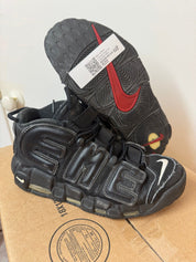 Nike Air More Uptempo Supreme Suptempo Black (Heavily Preowned Size 8.5) - Pre-Owned
