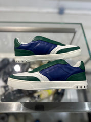 Valentino Tricolor Lace Studded Crew Sneaker - Pre-Owned Size 42 (No original box)