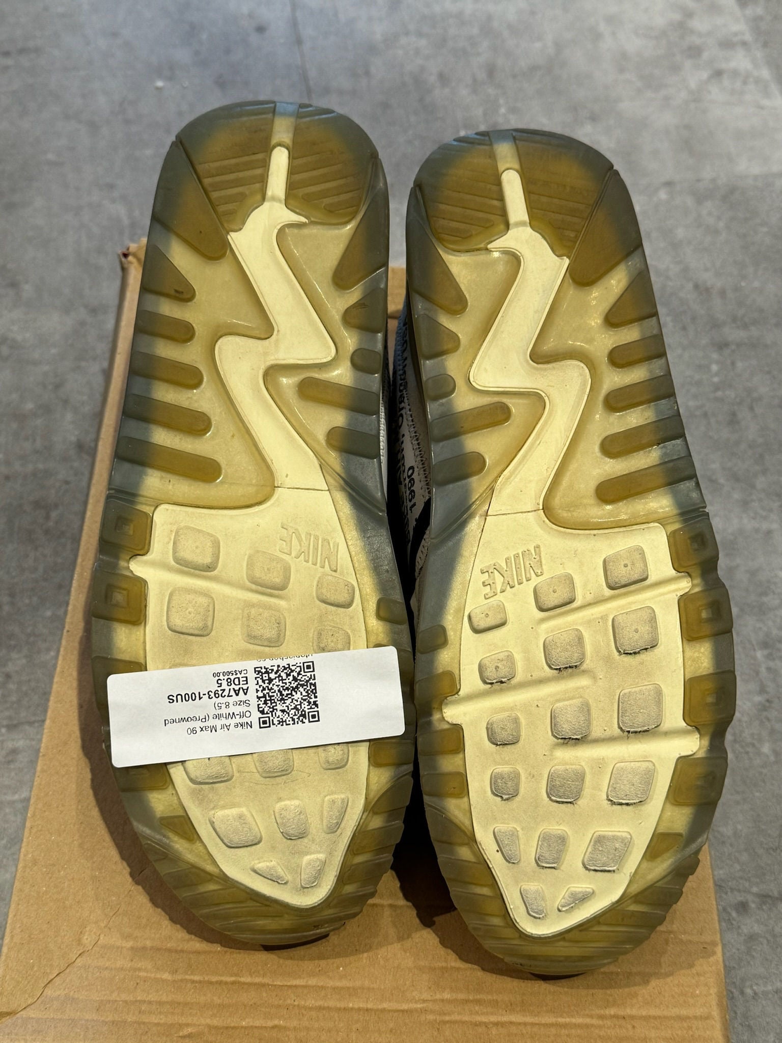 Nike Air Max 90 Off-White - Pre-Owned Size 8.5