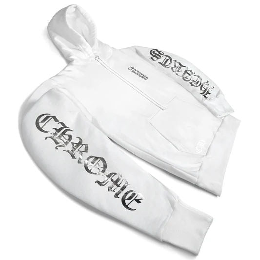 Chrome Hearts Foil Pullover Hoodie White