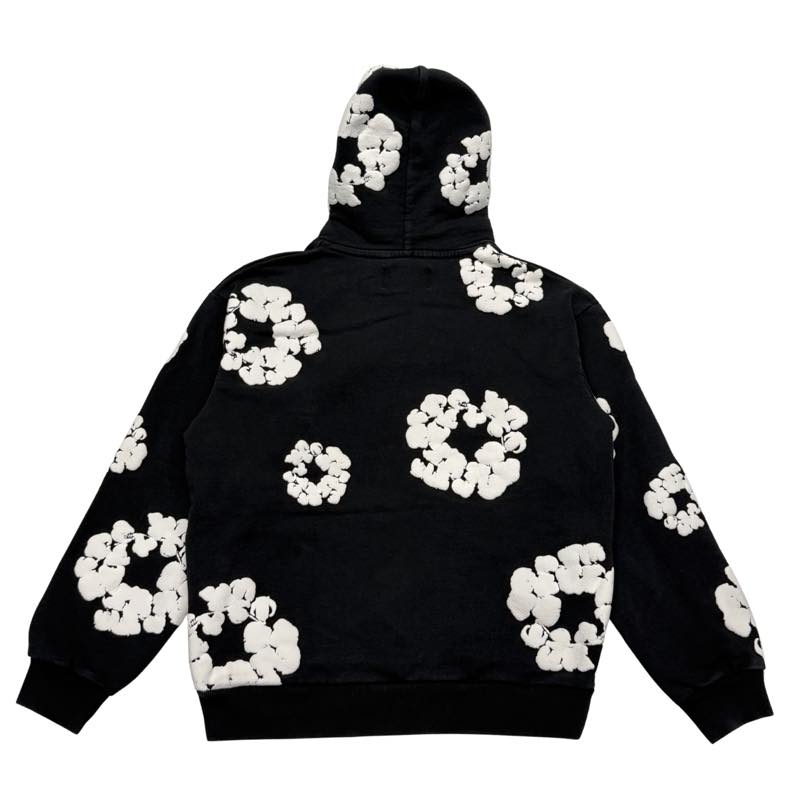 Denim Tears The Cotton Wreath Sweatshirt Black - Pre-Owned Size S
