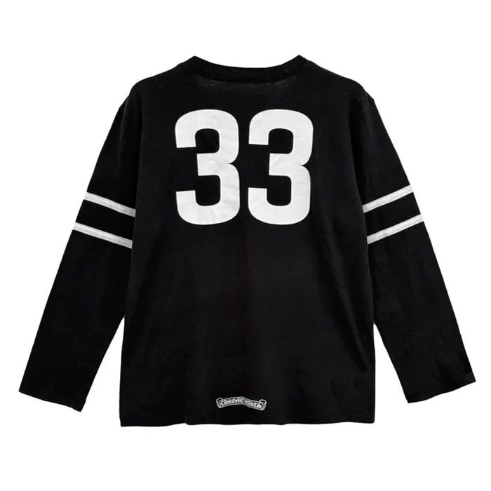 Chrome Hearts 33 Horseshoe Logo Long Sleeve T-Shirt (Womens) Black