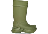 Balenciaga x Crocs Boot Green - Lightly Pre-Owned Size 9