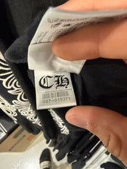 Chrome Hearts Floral Horseshoe Logo L/S T-Shirt Black - Lightly Used Size M