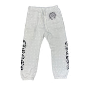 Chrome Hearts All Over Cemetery Sweatpants White - Lightly Pre-Owned