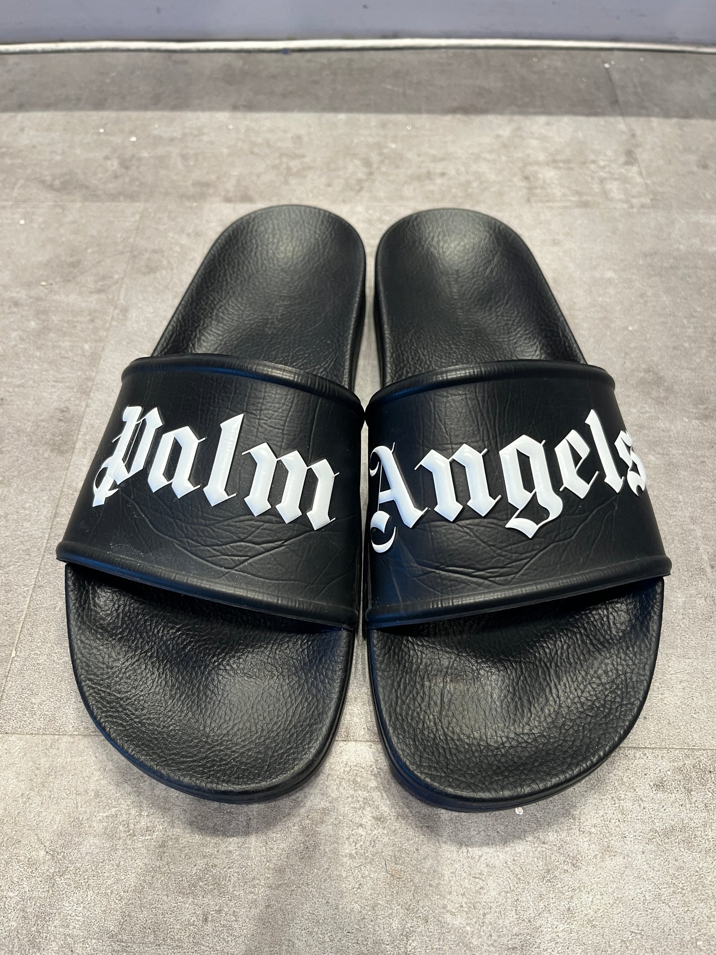 Palm Angels Pool Slides Black (Preowned)