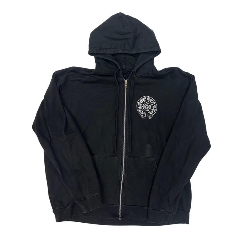 Chrome Hearts Las Vegas Exclusive Horsehoe Zip-Up Hoodie Black - Worn Once Size XXL