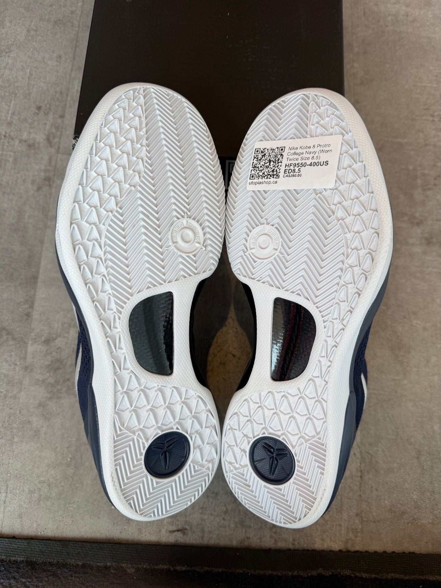 Nike Kobe 8 Protro College Navy - Pre-Owned Size 8.5M