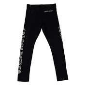 Chrome Hearts F*ck You Scroll Logo Leggings Black