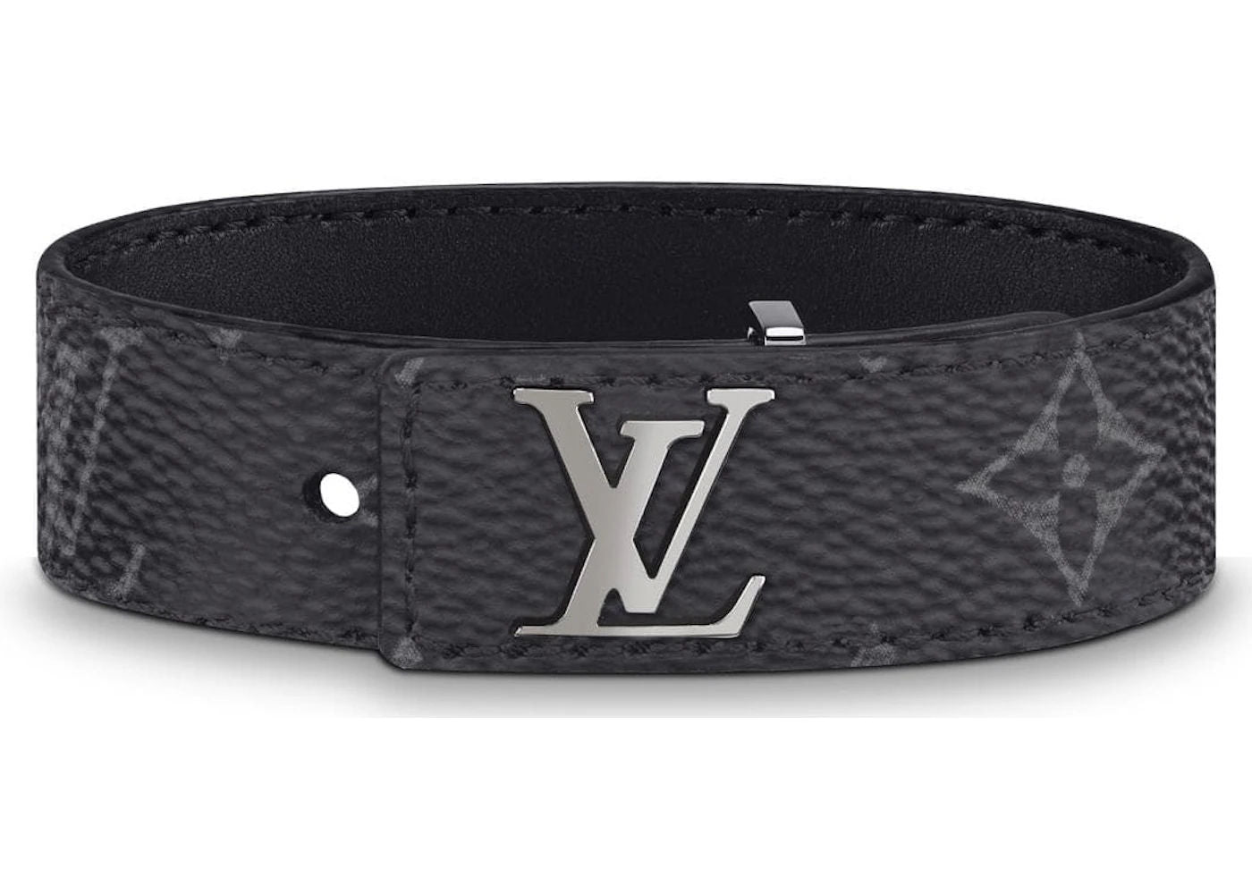 Louis Vuitton LV Slim Bracelet Monogram Eclipse Black