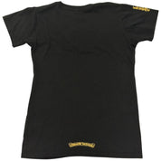 Chrome Hearts Women's V-Neck Dagger T-Shirt Black/Yellow - Pre-Owned Size L