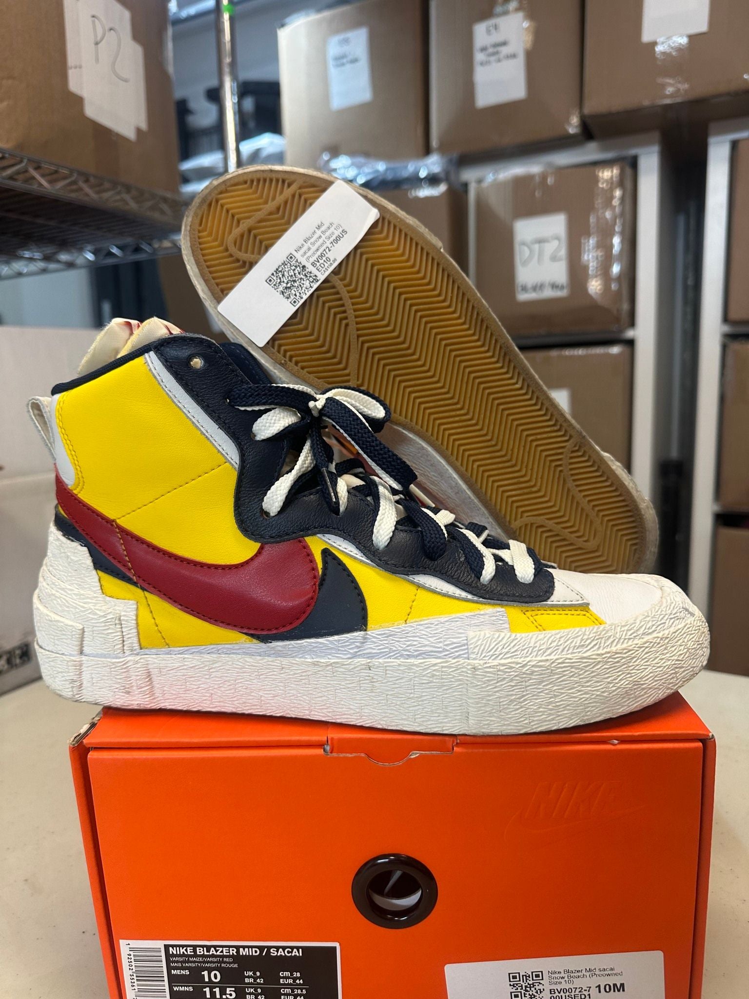 Nike Blazer Mid sacai Snow Beach - Pre-Owned Size 10