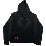 Chrome Hearts Matty Boy Chomper Floral Hoodie Black