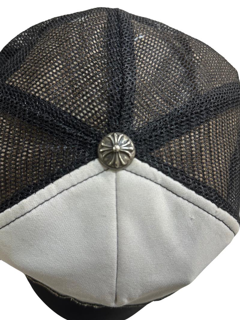 Vintage 90s Chrome Hearts CH Hollywood Trucker Black/White - Pre-Owned