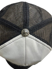 Vintage 90s Chrome Hearts CH Hollywood Trucker Black/White - Pre-Owned