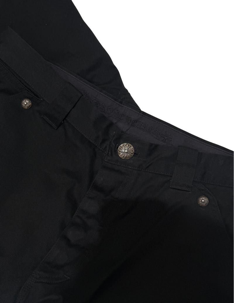 Chrome Hearts Double Knee Carpenter Pants Black - Lightly Used Size 34