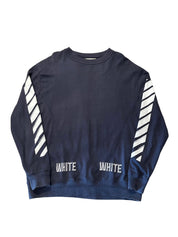 Off-White 3D Sweatshirt Navy - Pre-Owned Size L
