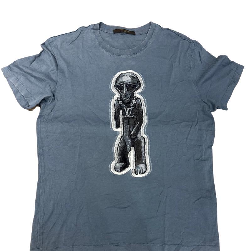 Louis Vuitton Chapman Alien T-Shirt Blue - Pre-Owned Size M