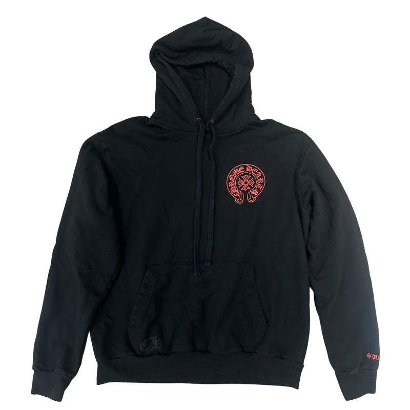 Chrome Hearts Red Online Exclusive Hoodie - Lightly Pre-Owned Size M