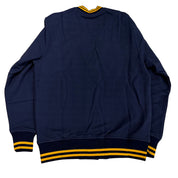 Aime Leon Dore French Terry Cardigan Evening Blue