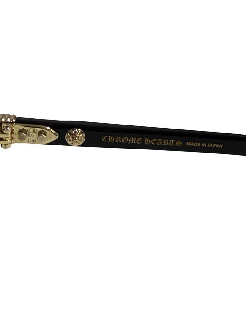 Chrome Hearts Thirst Trap Glasses Black/Gold - Lightly Used
