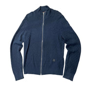 Louis Vuitton Icons Damier Signature Zip-Through Cardigan (Preowned Size M) - Pre-Owned