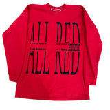 PlayboI Carti PBC Longsleeve Tee Red