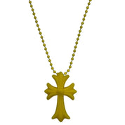 Chrome Hearts Silicone Cross Necklace Yellow - Pre-Owned