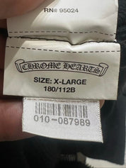 Chrome Hearts Foti Model Kit Parts Thermal Zip-Up Hoodie Black - Lightly Pre-Owned Size L