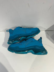 Balenciaga Triple S Clear Sole Teal Blue - Pre-Owned Size 9 (No original box)
