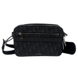 Dior Safari Messenger Bag Oblique Black - Lightly Pre-Owned