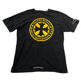 Chrome Hearts Yellow Plus Cross T-Shirt Black